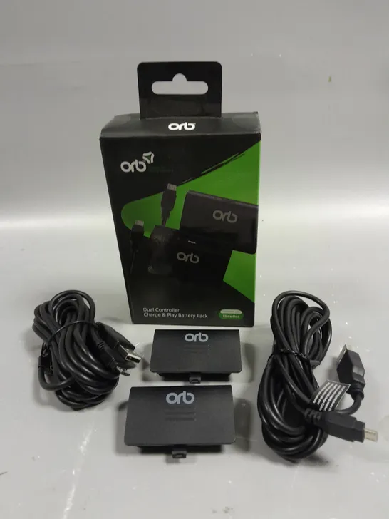 BOXED ORB DUAL CONTROLLER CHARGE & PLAY BATTERY PACK	