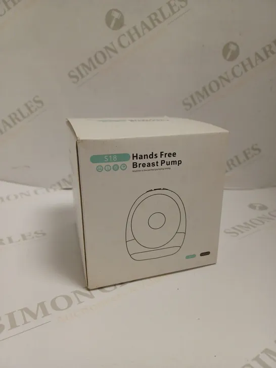 BOXED S18 HANDS FREE BREAST PUMP 