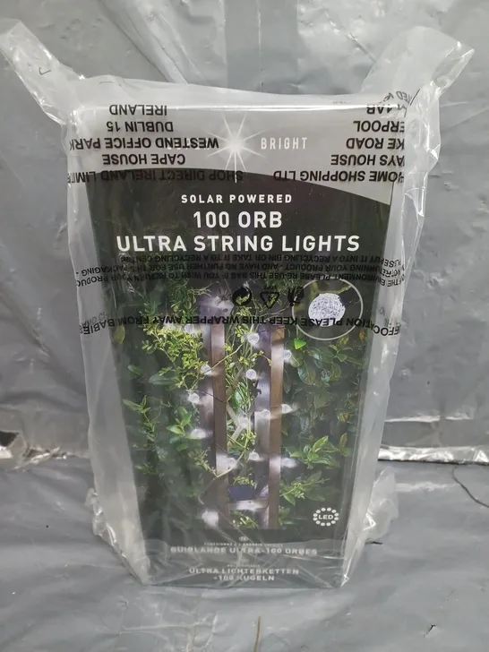 SOLAR STRINGLIGHTS - ULTRA 100 ORB RRP £32.99