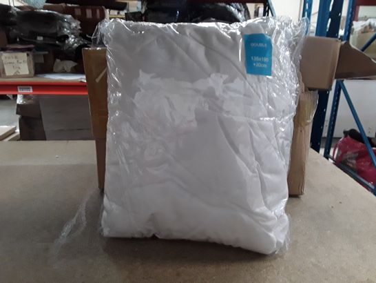 BAGGED WATERPROOF QUILTED MATTRESS PROTECTOR - DOUBLE