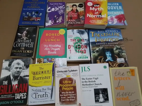 LARGE QUANTITY OF ASSORTED BOOKS TO INCLUDE VARIOUS COOKBOOKS, NOVELS AND CHILDREN'S BOOKS