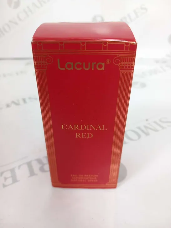 BOXED LACURA CARDINAL RED EAU DE PARFUM 50ML