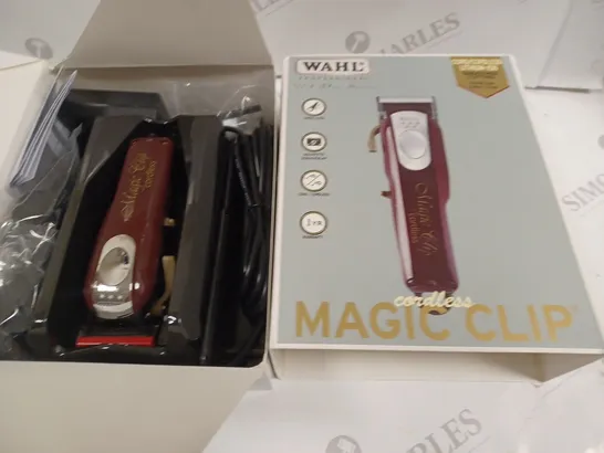 BOXED WAHL CORDLESS MAGIC CLIP CORD/CORDLESS HAIR CLIPPERS