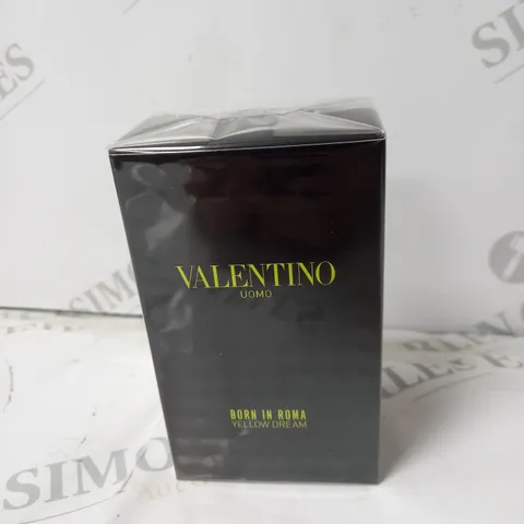 VALENTINO UOMO BORN IN ROME YELLOW DREAM EAU DE TOILETTE 50ML - SEALED 