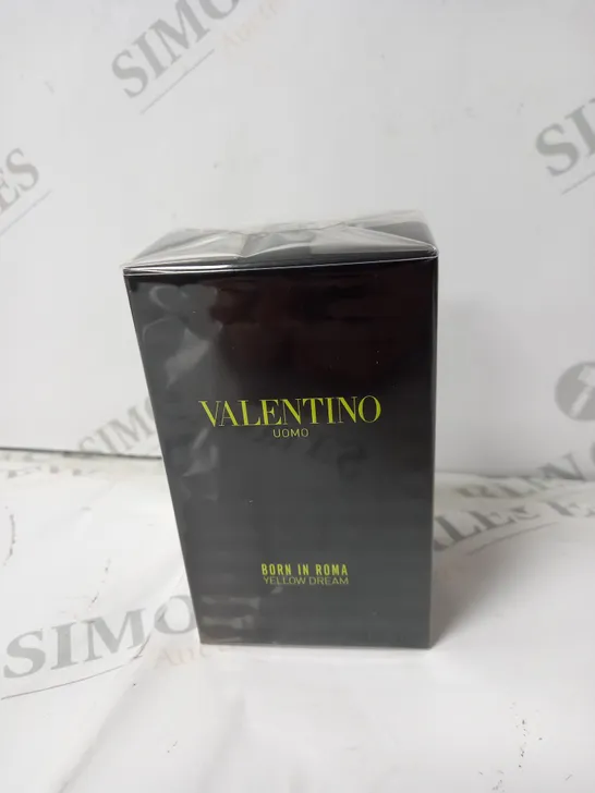 VALENTINO UOMO BORN IN ROME YELLOW DREAM EAU DE TOILETTE 50ML - SEALED 