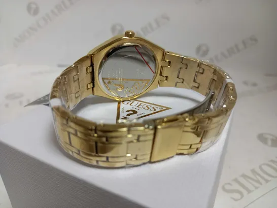 GUESS AFTERGLOW STAINLESS STEEL WATCH RRP £179