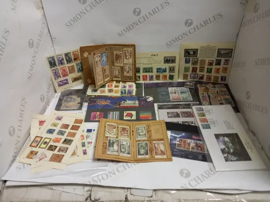 LARGE QUANTITY OF STAMPS AND STAMP COLLECTIONS