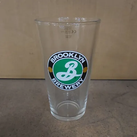 SET OF 6 BROOKLYN BREWERY 1/2 PINT GLASSES