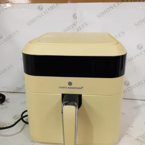 COOKS ESSENTIALS AIR FRYER IN YELLOW