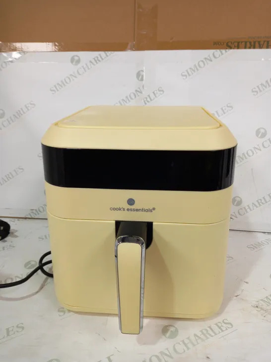 COOKS ESSENTIALS AIR FRYER IN YELLOW