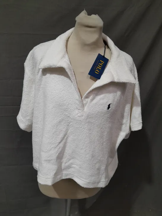 POLO RALPH LAUREN TERRY TOP - 12 M