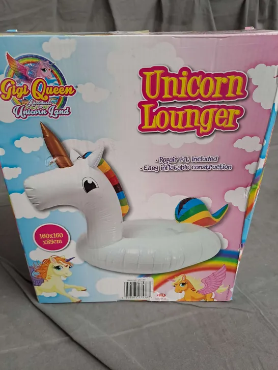 BOXED UNICORN LOUNGER