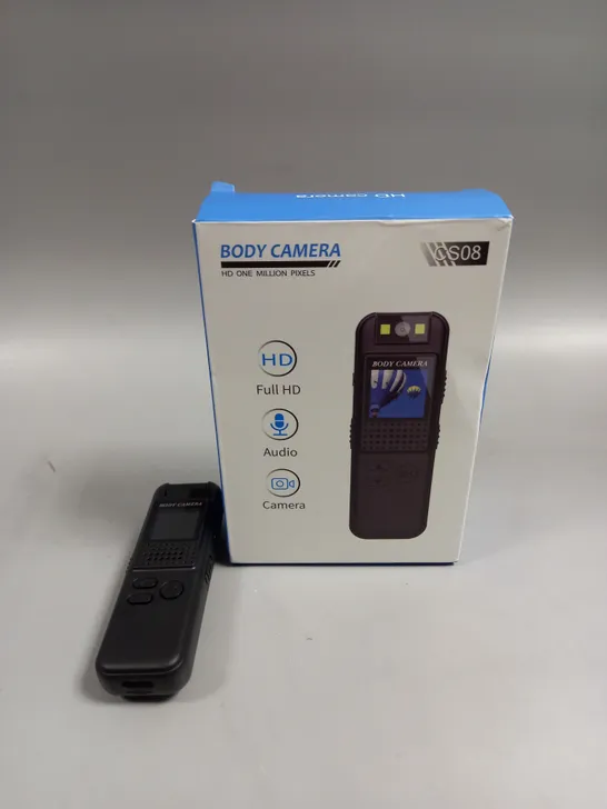 BOXED CS08 HD BODY CAMERA 