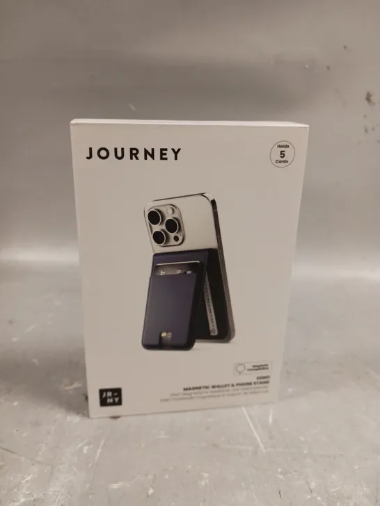 BOXED SEALED JOURNEY EZMO MAGNETIC WALLET & PHONE STAND 