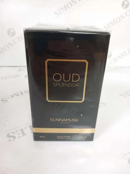 BOXED AND SEALED OUD SPLENDOR SUNNAMUSK LONDON EAU DE PARFUM 50ML