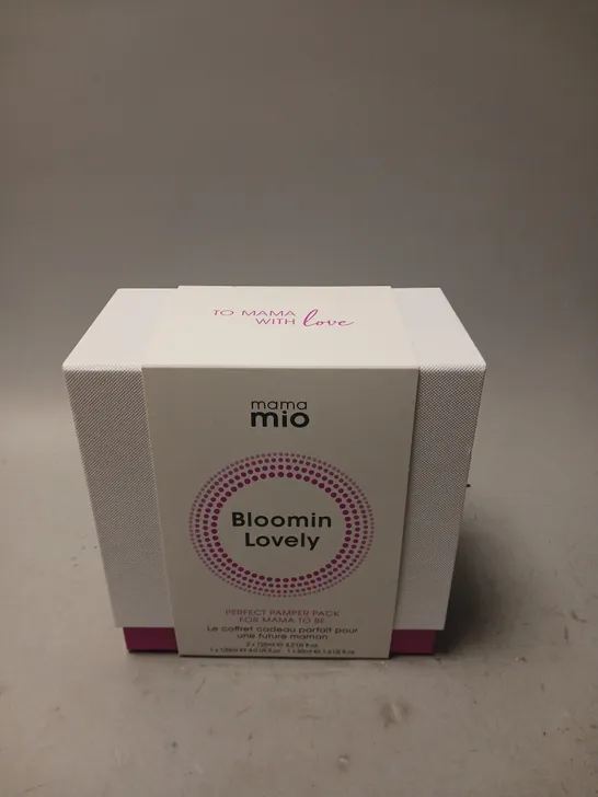 BOXED AND SEALED MAMA MIO BLOOMIN LOVELY PERFECT PAMPER PACK 