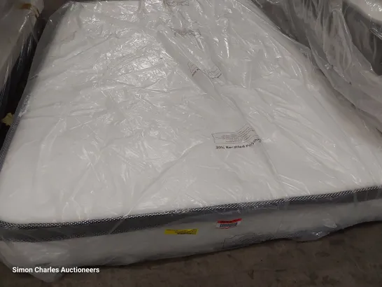 QUALITY BAGGED 4'6" DOUBLE CALTHORPE PILLOW TOP MATTRESS 