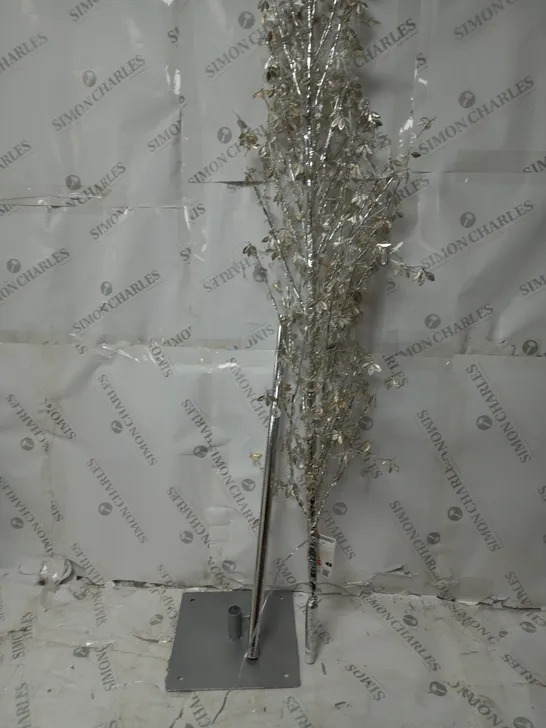 BOXED ALISON CORK PRE LIT JEWELED TREE IN SILVER - COLLECTION ONLY