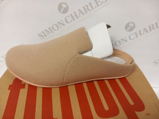 BOXED FITFLOP CHRISSIE II HAUS FELT BEIGE SLIPPERS SIZE EU 39