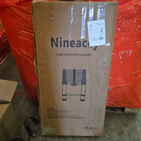 PALLET OF ASSORTED ITEMS, INCLUDING, AIR FRYER 4 IN 1 TELESCOPIC LADDER, ROLLER WINDIW BLIND, LED STRIP LIGHT BULBS.