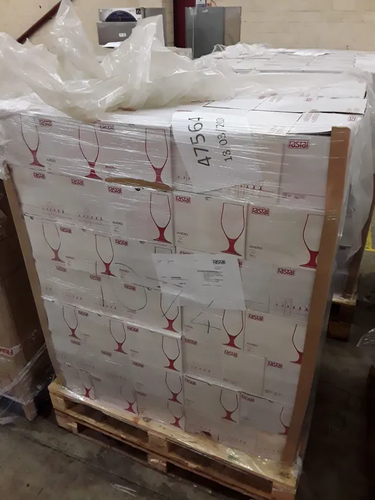 PALLET OF APPROXIMATELY 210 BOXES CONTAINING 6 RASTAL AVIERO 300ML GOBLETS  