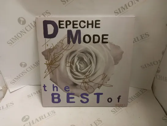 SIGNED DEPECHE MODE BEST OF VOLUME 1 VINYL SET