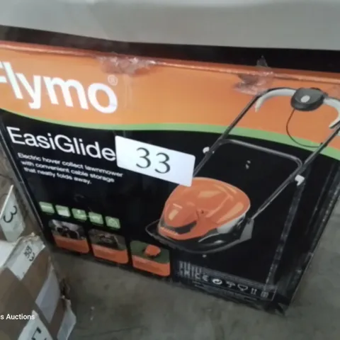 BOXED FLYMO EASIGLIDE ELECTRIC COLLECT ROTARY MOWER