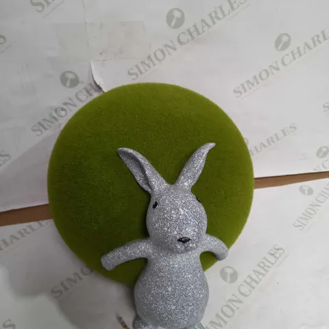 MY GARDEN STORIES FAUX MOSS BALL GARDEN BUNNY