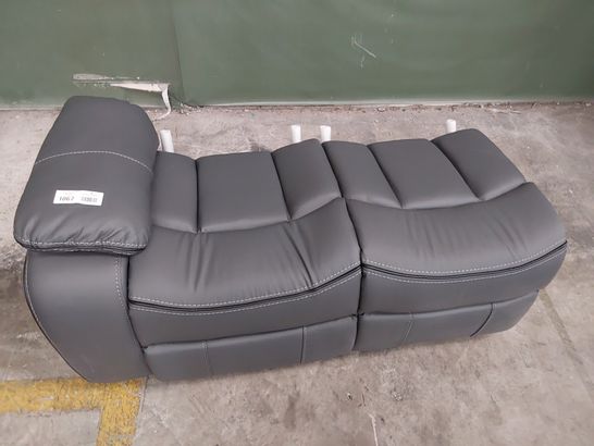 DARK GREY 2 SEATER MANUAL RECLINING BASE SECTION