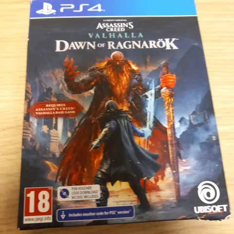 PLAYSTATION 4 ASSASSINS CREED VALHALLA DAWN OF RAGNAROK