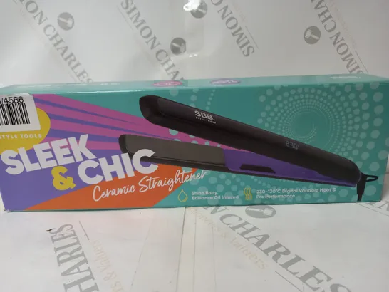 BOXED SBB SLEEK & CHIC CERAMIC STRAIGHTENERS