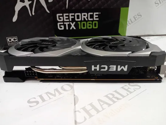 BOXED MSI ARMOR GEFORCE GTX 1060 GRAPHICS CARD