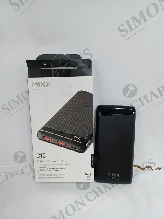 BOXED MIXX C10 3 PORT POWER BANK 