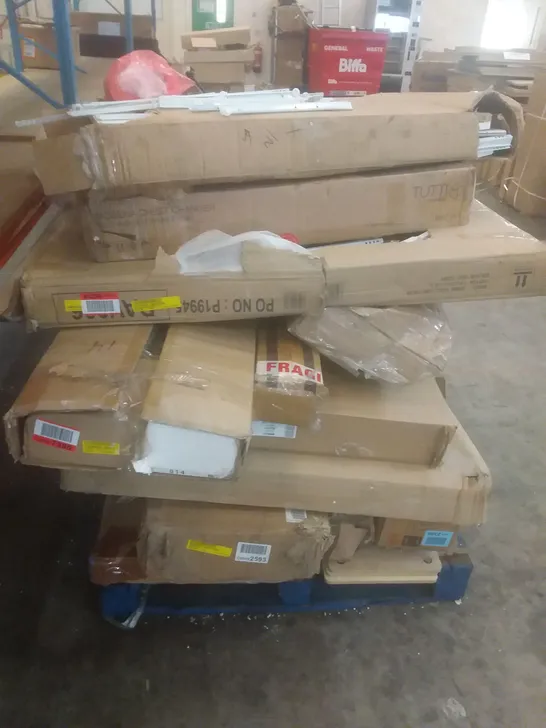 PALLET OF ASSORTED FLAT PACK FURNITURE ITEMS (SPARE PARTS)