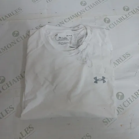 UNDER ARMOUR THE TECH TEE IN WHITE - LARGE