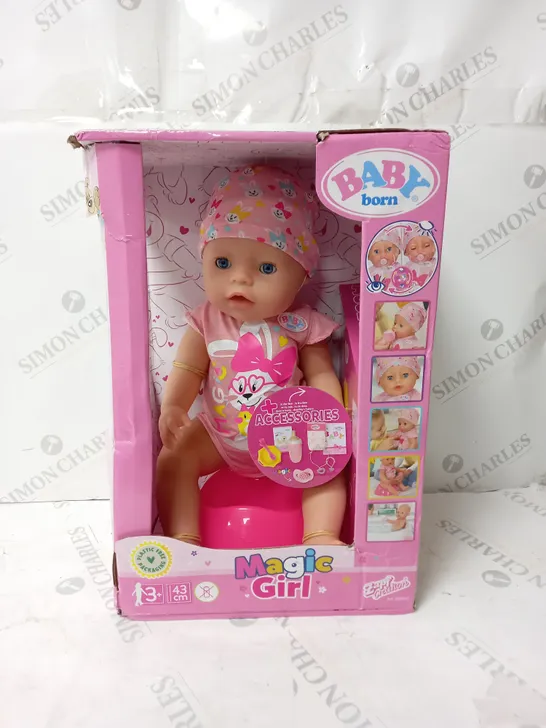 BOXED BABY BORN MAGIC GIRL DOLL 43cm