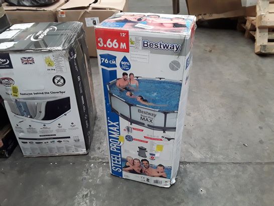 BOXED BESTWAY STEEL PRO MAX ROUND SWIMMING POOL - 3.66M