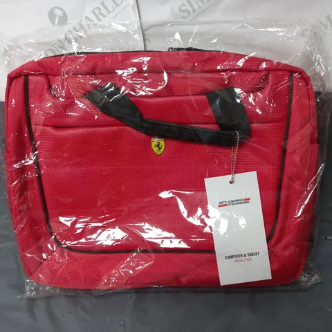 FERRARI COMPUTER BAG IN RED