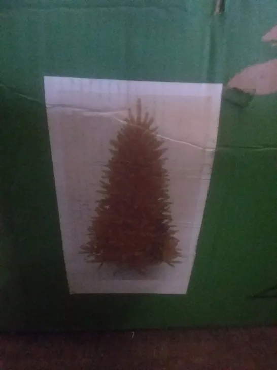 BOXED 210CM LOUISE FIR GREEN HOOK ON CHRISTMAS TREE