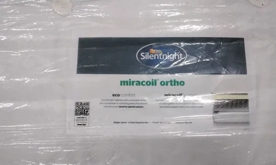 QUALITY BAGGED SILENTNIGHT MIRACOIL ORTHO 4'6" MATTRESS