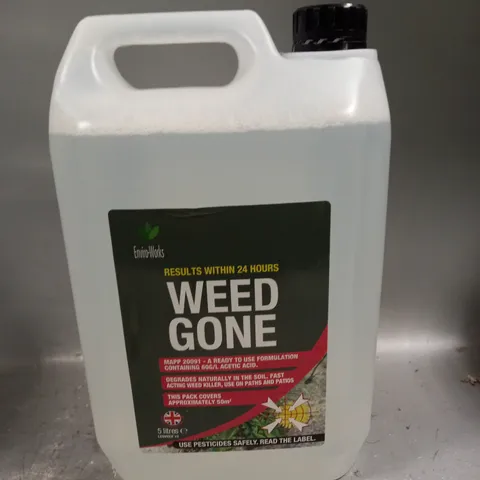 SEALED ENVIRO-WORKS WEED GONE - 5L - COLLECTION ONLY 