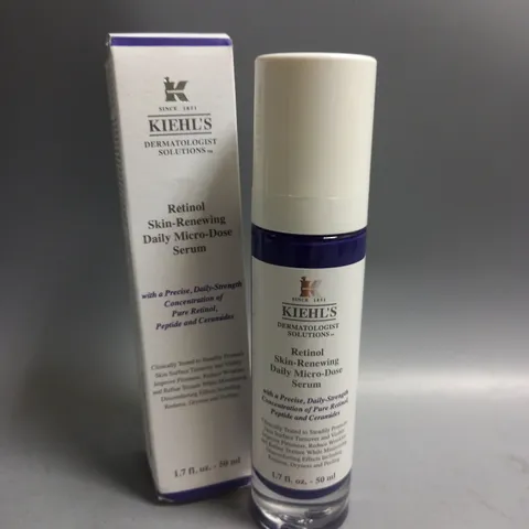 BOXED KIEHL'S RETINOL SKIN RENEWING DAILY MICRO DOSE SERUM 50ML