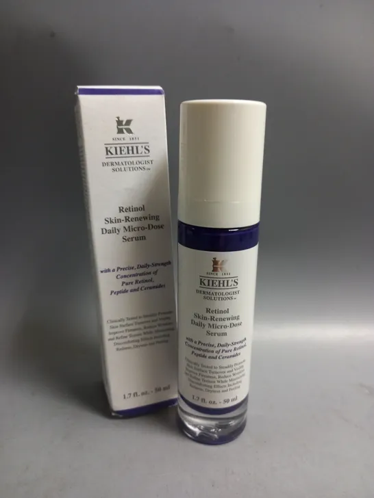 BOXED KIEHL'S RETINOL SKIN RENEWING DAILY MICRO DOSE SERUM 50ML