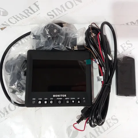 BRAND NEW BOXED 5" COLOUR CAMERA MONITOR WITH 2 INPUTS - RAC5M