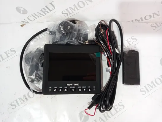 BRAND NEW BOXED 5" COLOUR CAMERA MONITOR WITH 2 INPUTS - RAC5M