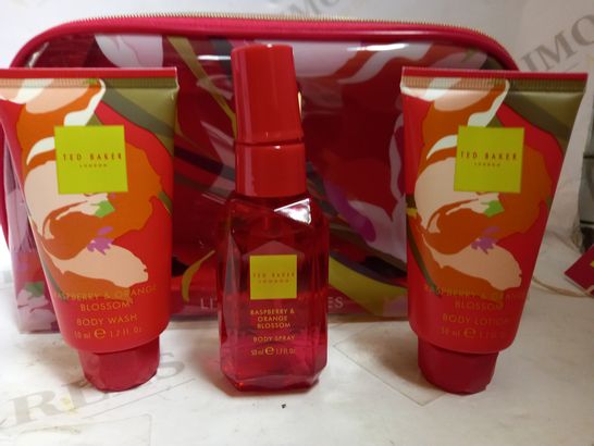 TED BAKER MINI GIFT SET IN RASPBERRY AND ORANGE BLOSSOM