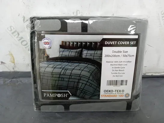 PAMPOSH DUVET COVER SET - DOUBLE