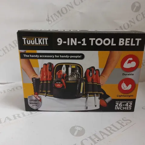 BOX OF APPROX 6 TUULKIT 9-IN-1 TOOL BELTS