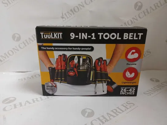 BOX OF APPROX 6 TUULKIT 9-IN-1 TOOL BELTS