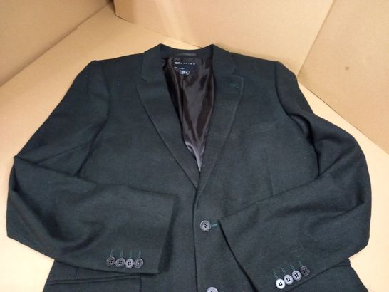 ASOS BLACK SOFT WOOL STYLE BLAZER - SIZE 42"